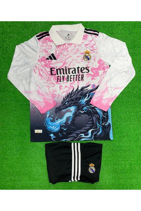 Real Madrid Special Dragon Pink Full Sleeves Kit