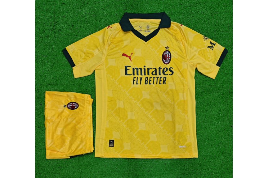 AC Milan Away Yellow Kit