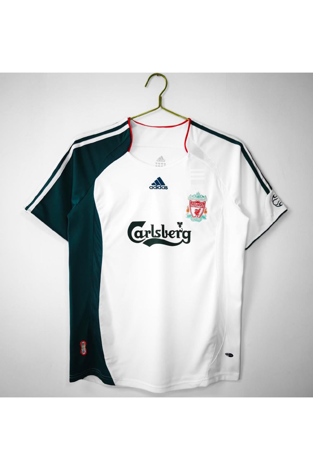 Liverpool 2006-08 Away White Retro Jersey