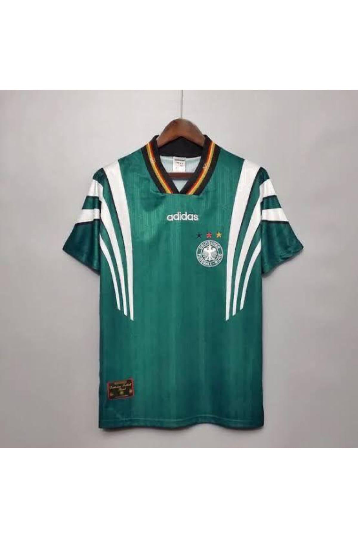 Germany 1994 Away Green Retro Jersey