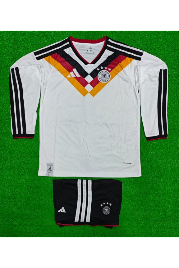 Germany Home White Graphic Flame Full Sleeves Kit