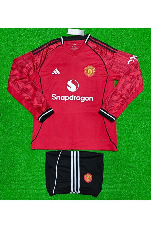 Manchester United Home Red Full Sleeves Kit