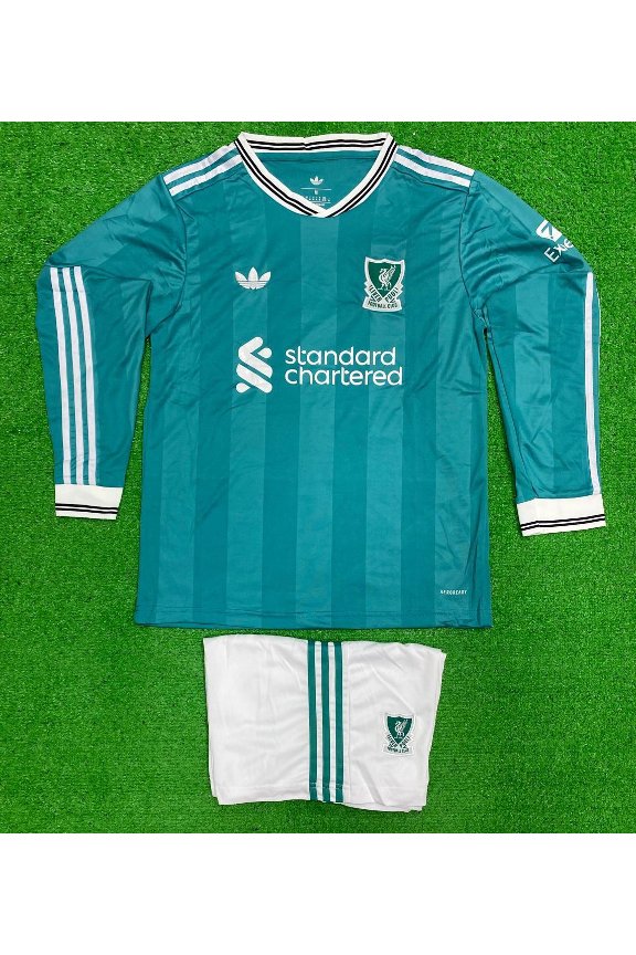 Liverpool Retro Teal Full Sleeves Kit
