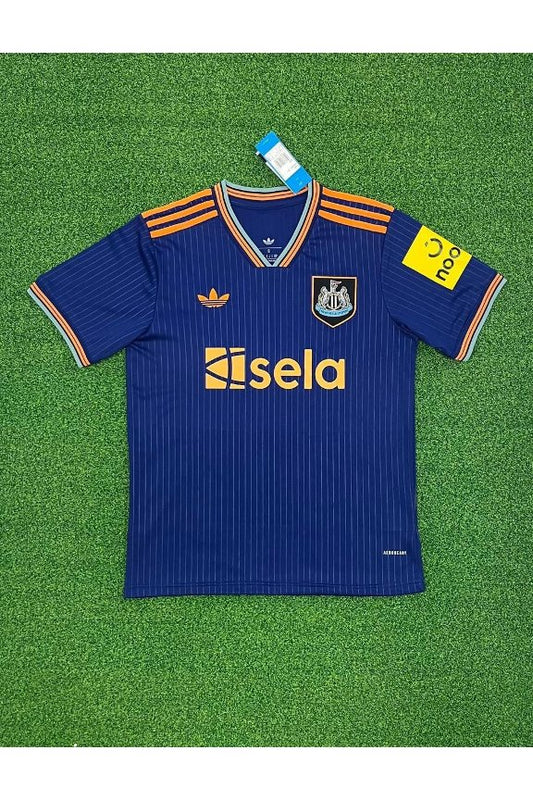 Newcastle United Away Blue Pinstripe Kit