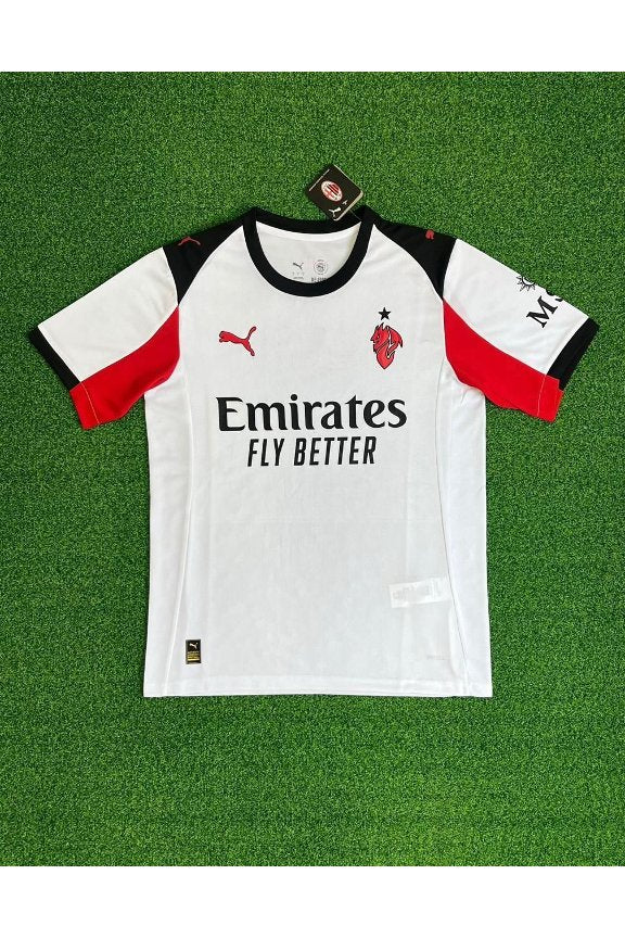 AC Milan Away White Red Kit