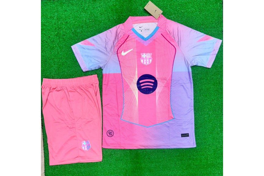 FC Barcelona Away Pink Kit