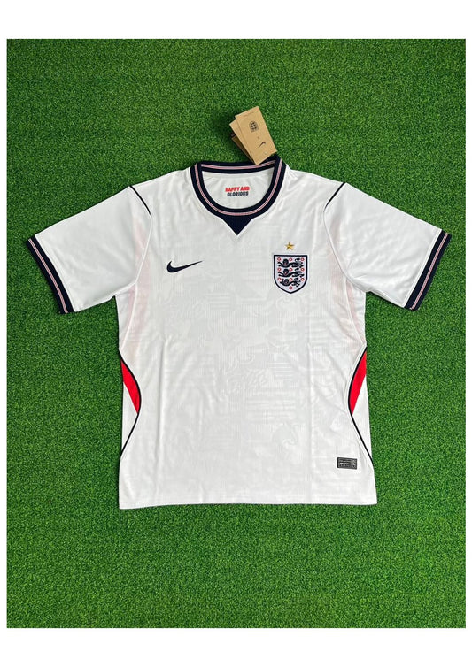 England Home White Navy Kit
