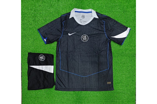 Chelsea Retro Black Blue Kit