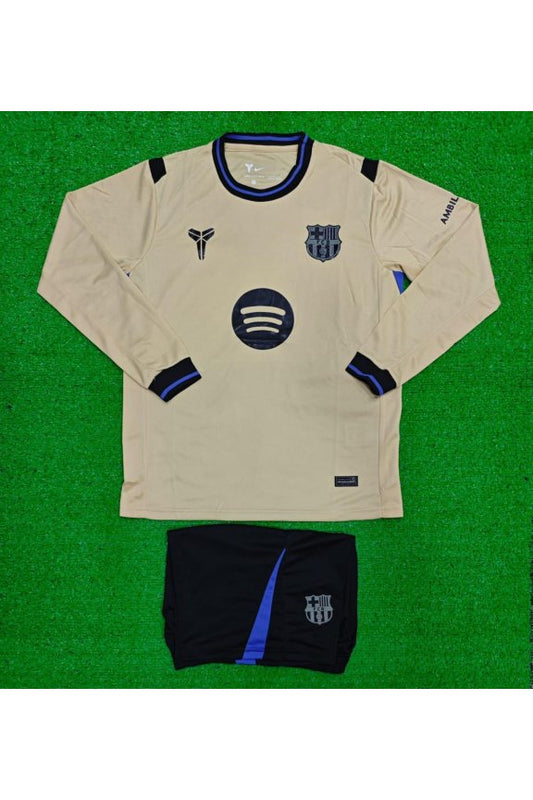 FC Barcelona Kobe Bryant Tribute Gold Full Sleeves Kit