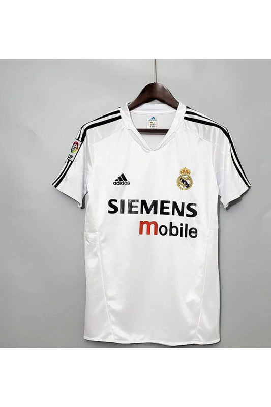 Real Madrid 2003-04 Home Siemens Mobile Retro Jersey