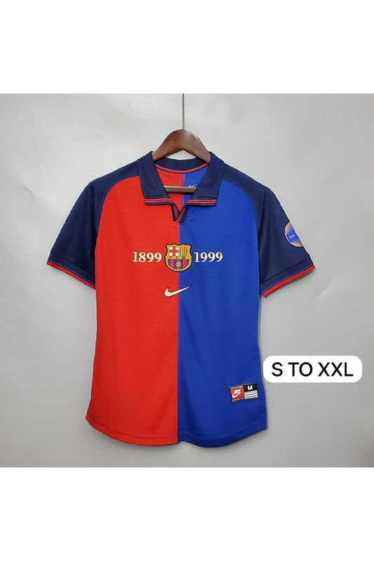 FC Barcelona 1999 Centenary Home Retro Jersey