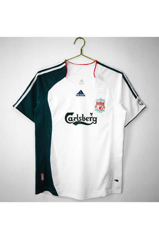 Liverpool 2006-08 Away White Retro Jersey