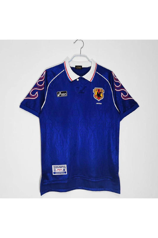 Japan 1998 Home Blue Flame Retro Jersey