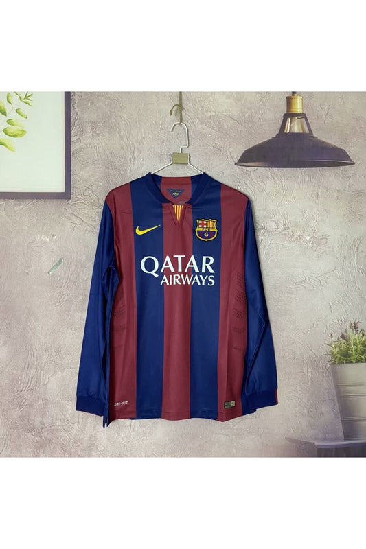 FC Barcelona 2014-15 Home Retro Full Sleeve Jersey