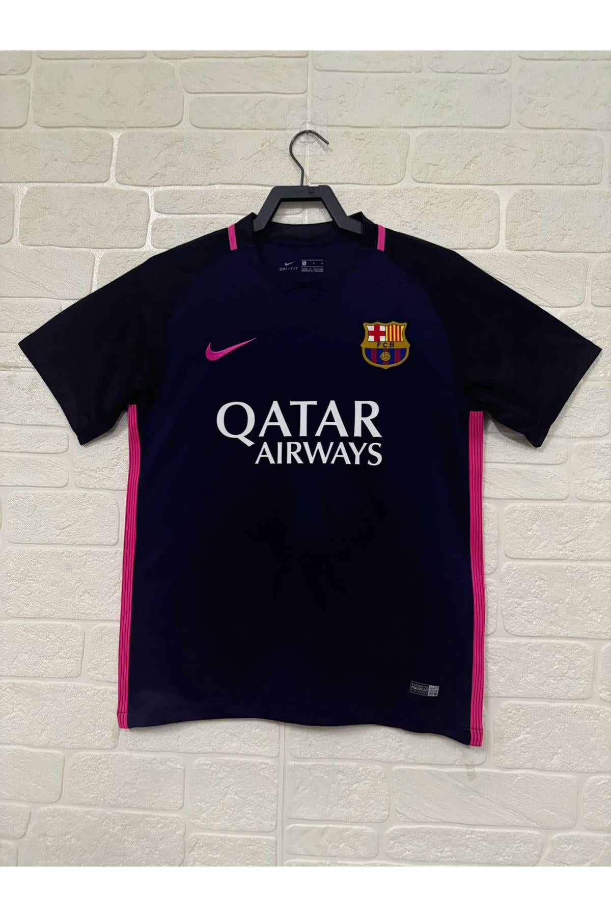 FC Barcelona 2016-17 Away Purple Retro Jersey