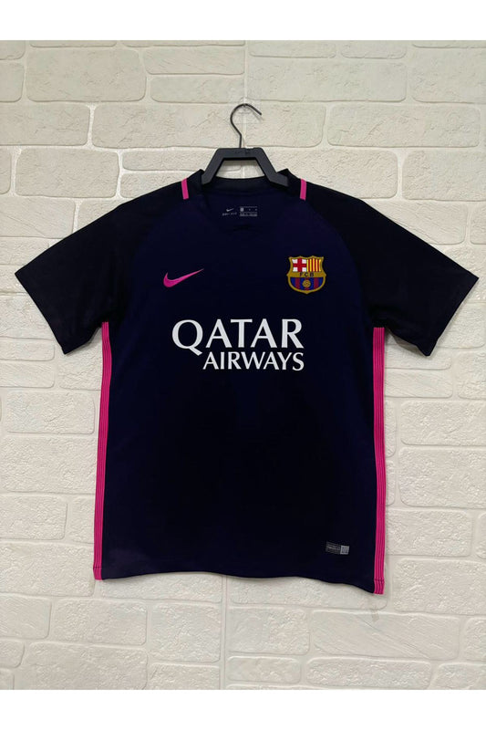 FC Barcelona 2016-17 Away Purple Retro Jersey