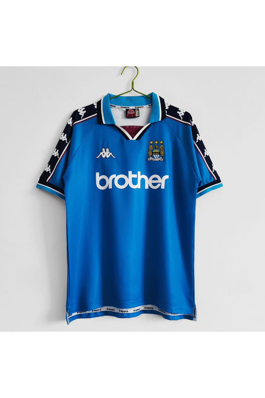 Manchester City 1997-99 Home Brother Retro Jersey