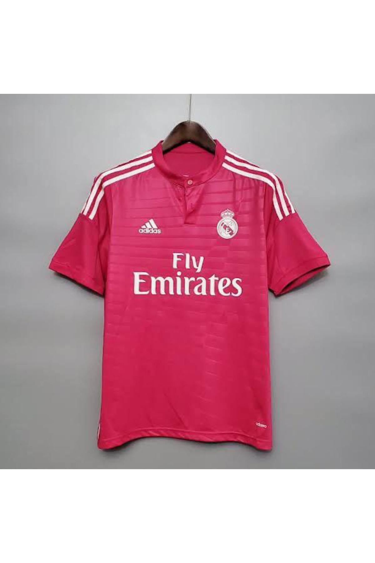 Real Madrid 2014-15 Away Pink Retro Jersey