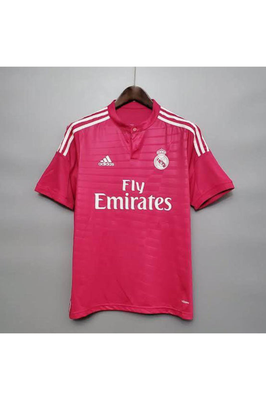 Real Madrid 2014-15 Away Pink Retro Jersey