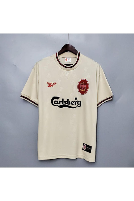 Liverpool 1996-97 Away Cream Retro Jersey