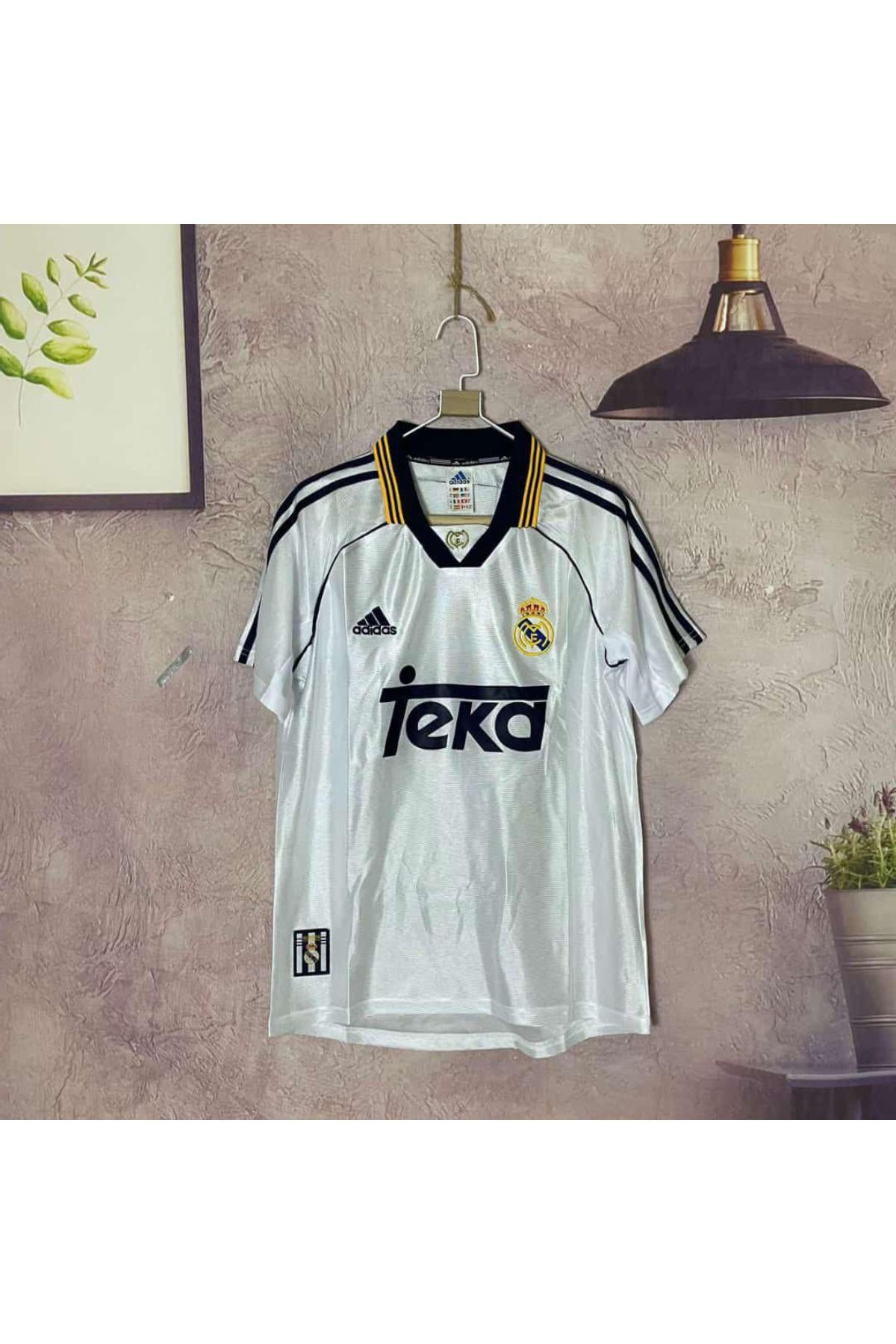 Real Madrid 1999-00 Home Retro Jersey