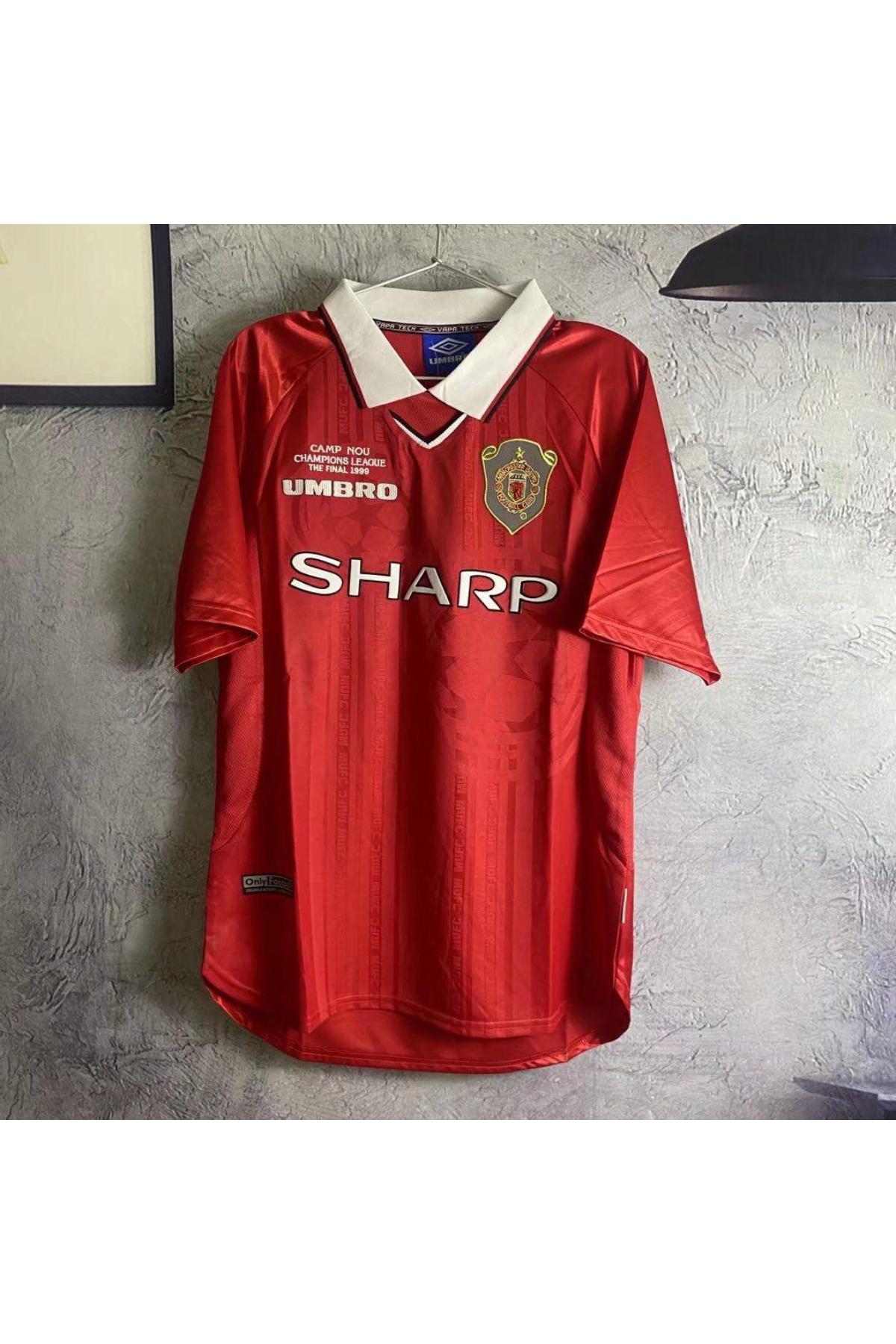Manchester United 1998-99 Home UCL Final Camp Nou Retro Jersey