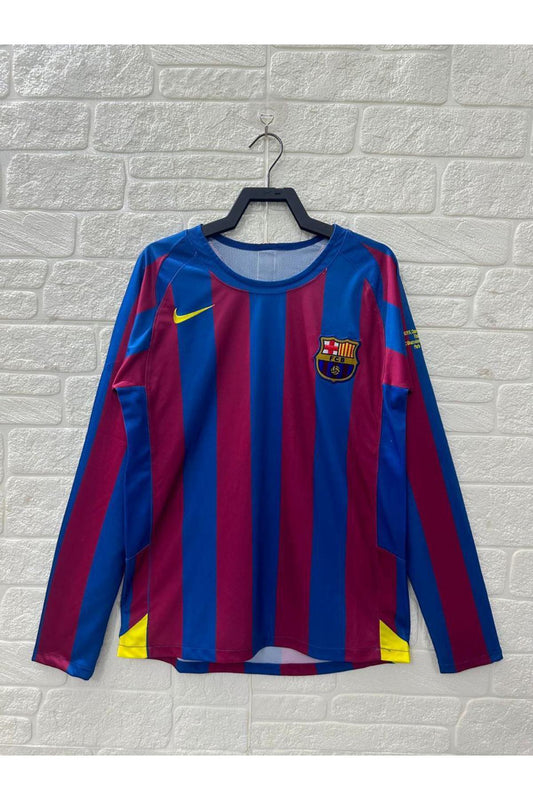 FC Barcelona 2005-06 Home Retro Full Sleeve Jersey