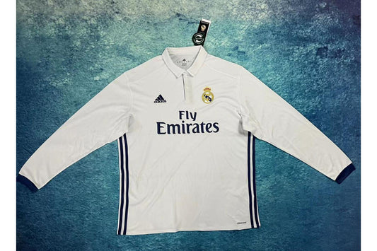 Real Madrid 2016-17 Home Retro Full Sleeve Jersey