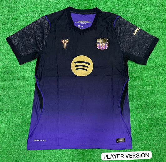Barcelona Black Away Jersey (Player Version)